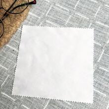 3pcs/5pcs Set Black & White Square Microfiber Glasses Cleaning Cloth, Super Fine Fiber Lens Polish Cloths, Dust Proof Lens Wipe In Bulk