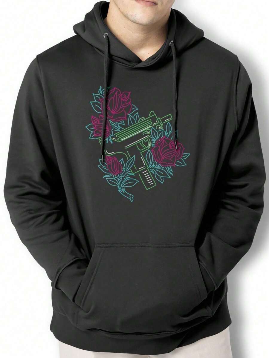 Men Hoodies - Black - View 1