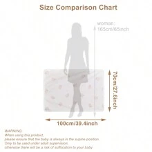 1PC 70*100cm/27.6*39.4in Baby Blanket, Soft And Comfortable, Newborn Blanket, Baby Room Supplies, All Seasons