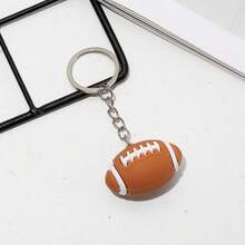 1 Pieza/6 Piezas/12 Piezas Nuevo Miniaturas En Simulación De 3cm Fútbol, Baloncesto, Tenis, Llavero De Rugby Para Llaves Del Coche/regalo De Graduación - multicolor - Ver 11