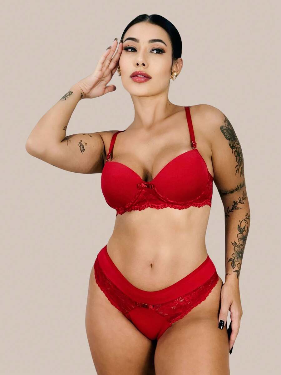 Women Sexy Lingerie Sets - Đỏ - Xem 1