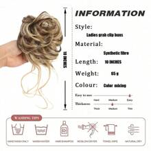 Lộn xộn tóc búi Kẹp vuốt Quăn Dợn sóng Tóc búi Tóc lên Nối tóc Dây buộc tóc ruột già Dài Râu Chignon Bánh bao Miếng tóc Đối với phụ nữ - Nhiều màu - Xem 9