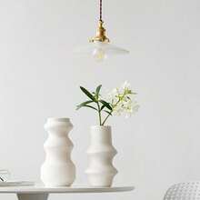 1 件北欧风格亮面黑色陶瓷螺旋花瓶，适用于家居装饰和婚礼餐桌，母亲节送给妈妈的礼物。独特的妈妈生日礼物设计，- 抛光不掉粉 - 简约设计，适用于客厅、办公室、卧室和送礼、家居装饰、桌子、客厅、餐厅、架子、卧室、婚礼 - 尺寸 - 查看 6