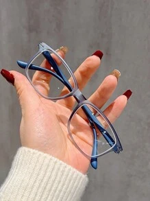 1 Pair Simple Lightweight Computer Glasses, High-Quality Casual Business Eyeglasses Frame, Comfortable Wear Everyday