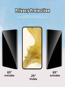 4 合 1 套装兼容 Galaxy S22：2 件防窥钢化玻璃屏幕保护膜 + 2 件集成镜头保护膜，防刮、超清晰、真彩，兼容 Galaxy S22/A06/A14/S23 FE/A54/A15/A35/S24 Ultra/S24 FE - 黑色 - 查看 3