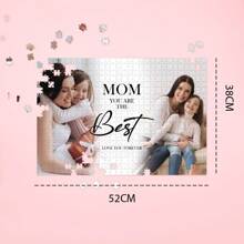 1 Set Rompecabezas de foto personalizado para mamá Rompecabezas personalizado Rompecabezas hecho de tu foto Regalos para mamá Mejores regalos para ella Rompecabezas para adultos Regalos de aniversario Regalos de cumpleaños Regalos de rompecabezas de foto Regalos para ella/él Ideal para el Día de la Madre, cumpleaños o aniversarios Regalos para mamá, novia, esposa Regalos personalizados Decoración de habitación - ERES LA MEJOR MAMÁ - Ver 7