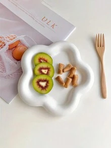 1 件花形珠宝展示盒、珠宝收纳托盘、创意家居装饰珠宝架最佳礼物 - 白色 - 查看 5