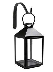 3 Ganci da parete - Perfetti per appendere piante, dispositivi di illuminazione, opere d'arte e altro ancora - Decorazione retrò per interni/esterni, viti incluse - Gancio a forma di J in ferro nero da 71 mm per appendere cesti di piante, vestiti, cappelli, sciarpe, ottimi regali