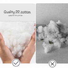 2pcs Lightweight Soft Polyester Fiber Down Alternative Pillow Insert, Bedding, Pillows For Bed, Home - White - View 3