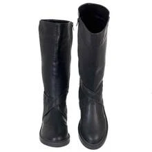 Women Mid-Calf Boots - màu đen - Xem 4