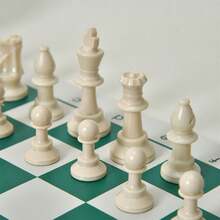 Portable Bucket Packed Travel International Chess Interactive Chess Board Game - Multicolor - View 4