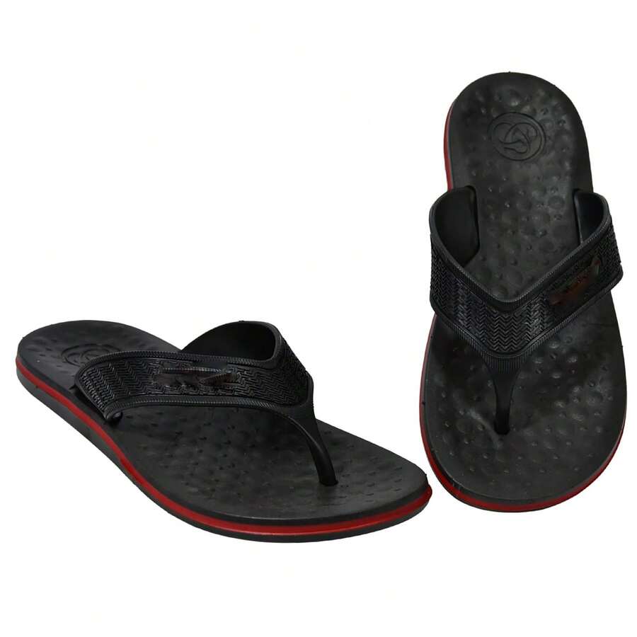 Men Flip Flops & Slides - 紅色 - 查看 1