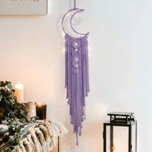 Affordable Moon Macrame Dream Catcher | Ramadan/Eid Decor | Home Gathering | Party/Home/Indoor/Outdoor Decor | Valentine's Day Gift | Home Decor