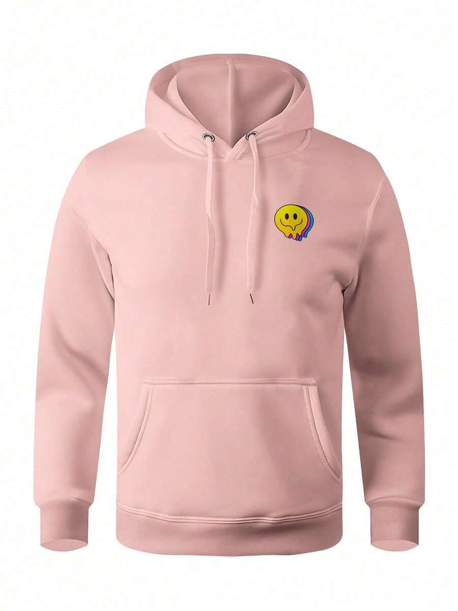 Men Hoodies - Màu Hồng baby - Xem 1