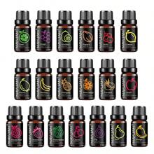 MAYJAM 水果香氛精油 10毫升/0.33液盎司 苹果、椰子、草莓、芒果、樱桃、西瓜、青柠、菠萝、百香果、荔枝、番石榴、葡萄、猕猴桃、梨、无花果 适用于加湿器、香薰机 - Fruity scent - 查看 9