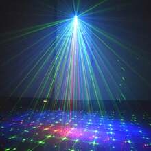 Đèn tiệc Đèn DJ Disco, Đèn Laser điều khiển bằng giọng nói đa chế độ Đèn sân khấu nhấp nháy Máy chiếu Gia đình Trang trí sinh nhật trong nhà/ngoài trời Quán bar câu lạc bộ KTV Biểu diễn trực tiếp đám cưới Khiêu vũ Karaoke Halloween Đèn không khí Giáng sinh - mô hình trình cắm - Xem 3