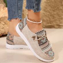 Fashionable Flat Casual Shoes With Lace, Lightweight, Versatile, Korean Style Floral Patchwork Low Top Sports Shoes For Women And Students