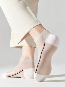 5 , Nam Thoáng khí Thấm hút mồ hôi Đơn giản Khối màu Vớ Đối với Mặc hàng ngày , Mùa Xuân & Mùa hè - Nhiều màu - Xem 9