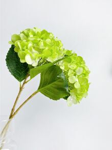 1支/2支/4支人造绣球花束，DIY生日派对装饰，婚礼花篮，新娘捧花，家居装饰，餐厅，卧室，窗台，花瓶装饰，情人节，新年装饰，户外花园，情人节礼物，毕业礼物 - 綠色 - 查看 6