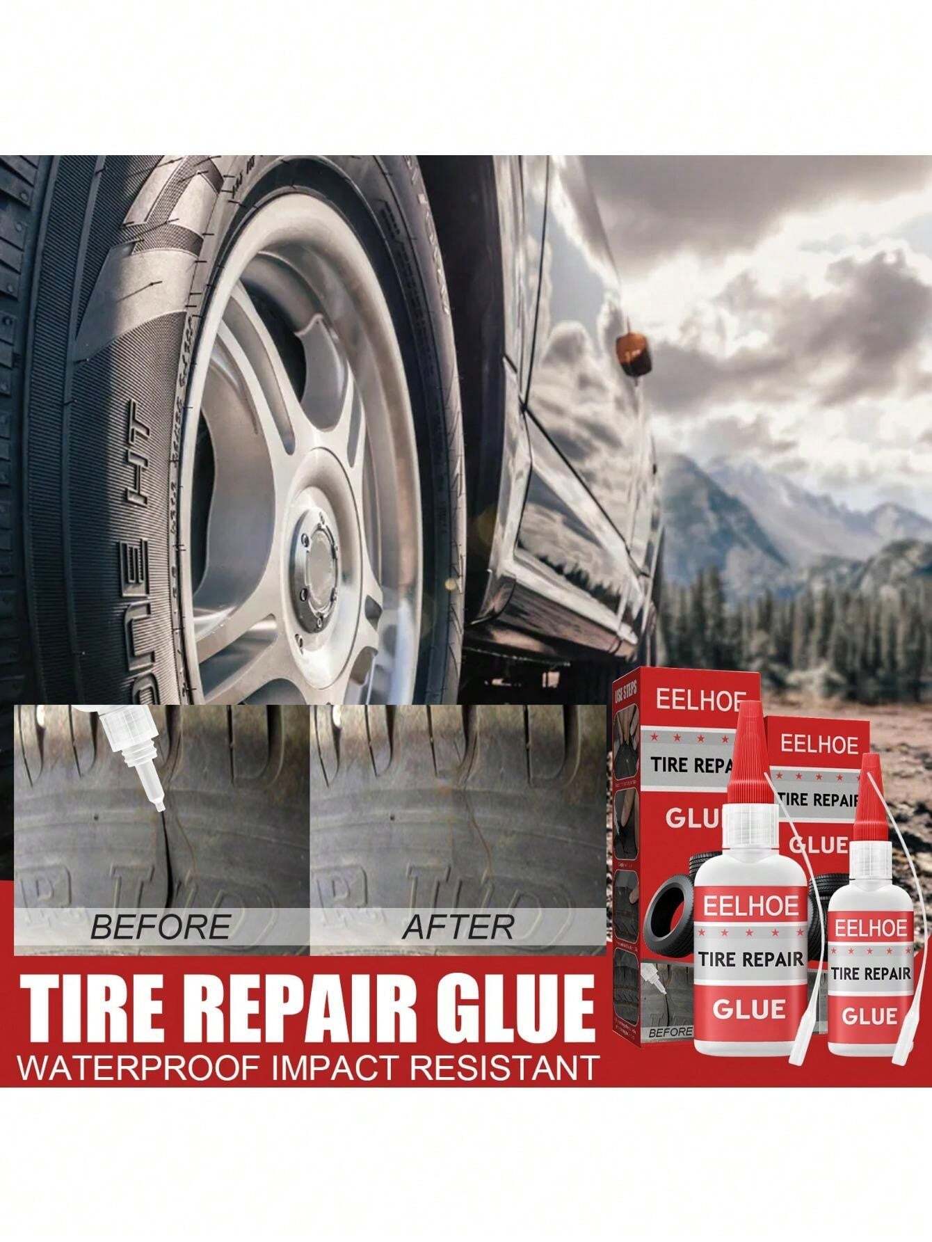 One Box Scratch Filler & Crack Repair Soft & Hard Rubber Tire Adhesive