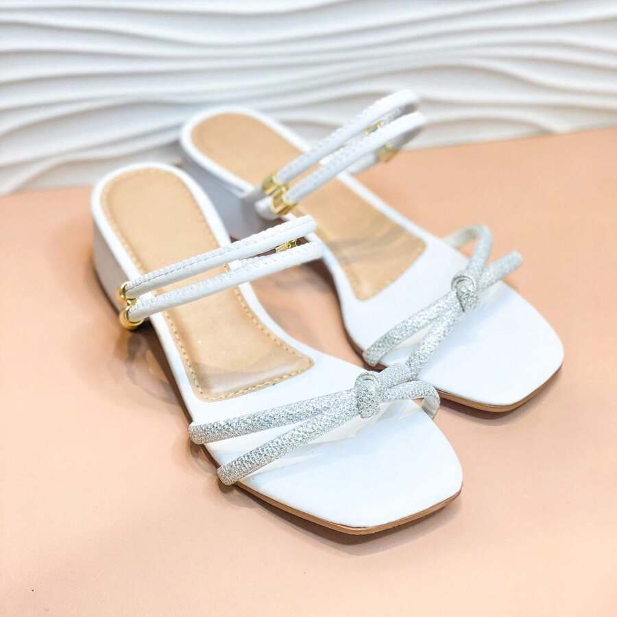 Women Heeled Sandals - 白色 - 查看 1