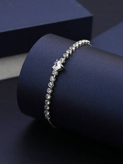 1pc Adjustable Copper Heart Bracelet Valentines,Mom,Mother,Mother's Day,Gift