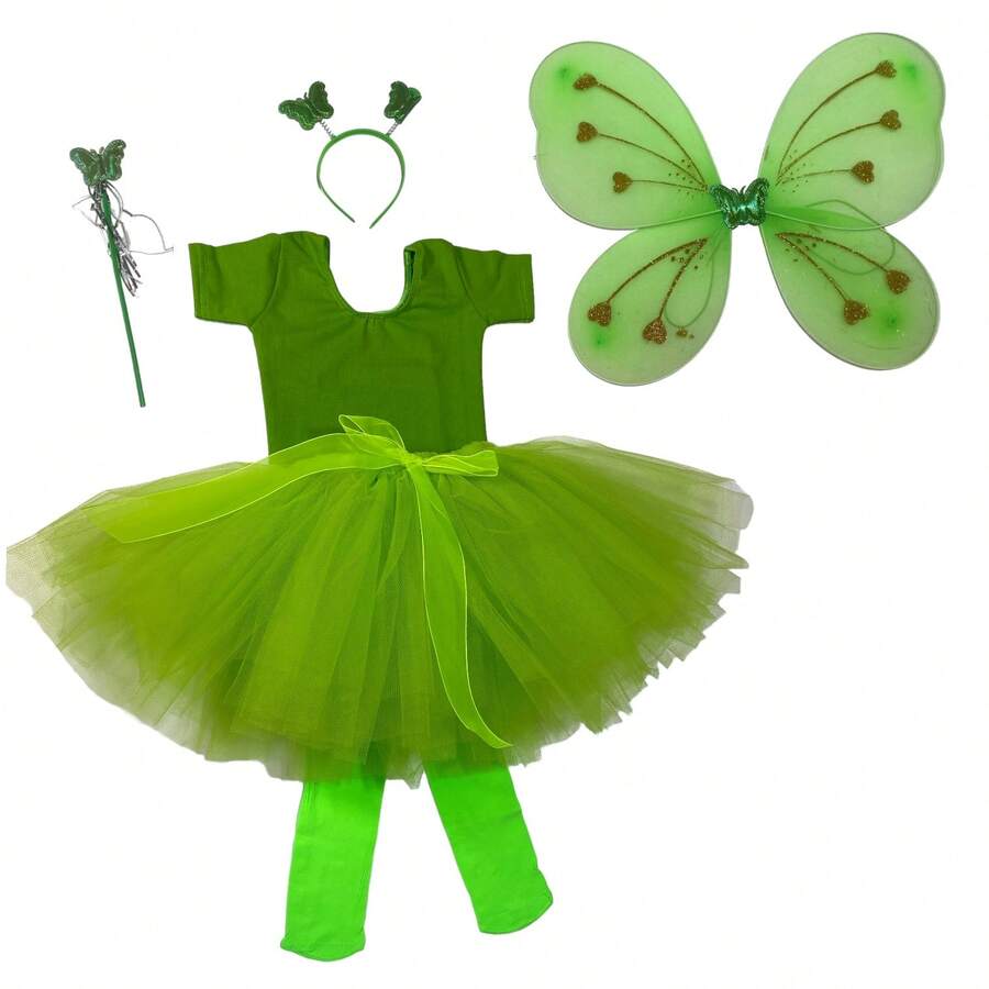 Young Girls Sets - Lime Green - View 1