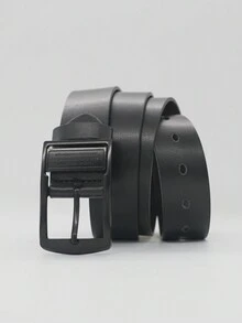 Joopzqm 1條男士針扣皮帶,黑色 - 黑色 - 查看 4