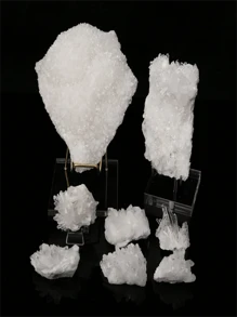 1pc Natural Crystal Stone Natural Crystal Rocks Geode Stone Specimen White Crystal Stone White Crystal Cluster Clear Quartz Healing Rock