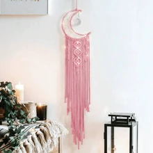 Affordable Moon Macrame Dream Catcher | Ramadan/Eid Decor | Home Gathering | Party/Home/Indoor/Outdoor Decor | Valentine's Day Gift | Home Decor