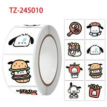 Sanrio 500Pcs/Roll Sticker Kawaii  Hello  Cartoon Kitty Cat Kids Reward Stickers Gift Decoration Decals Toys(Some Parts May Be Random)