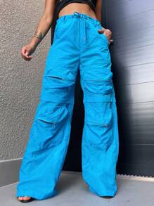 Women Pants - Màu xanh lam - Xem 1