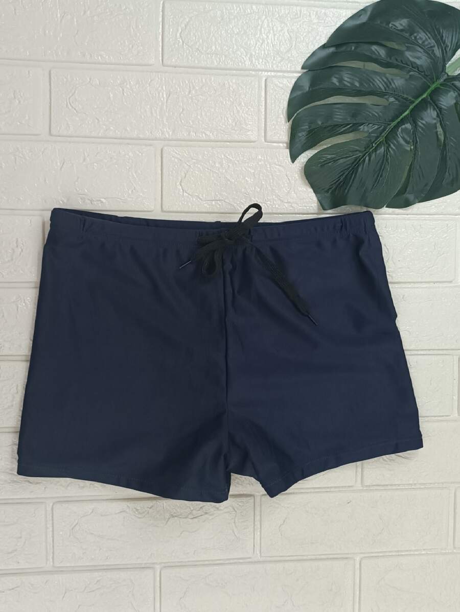 Men Swim Shorts - Màu xanh ngọc - Xem 1