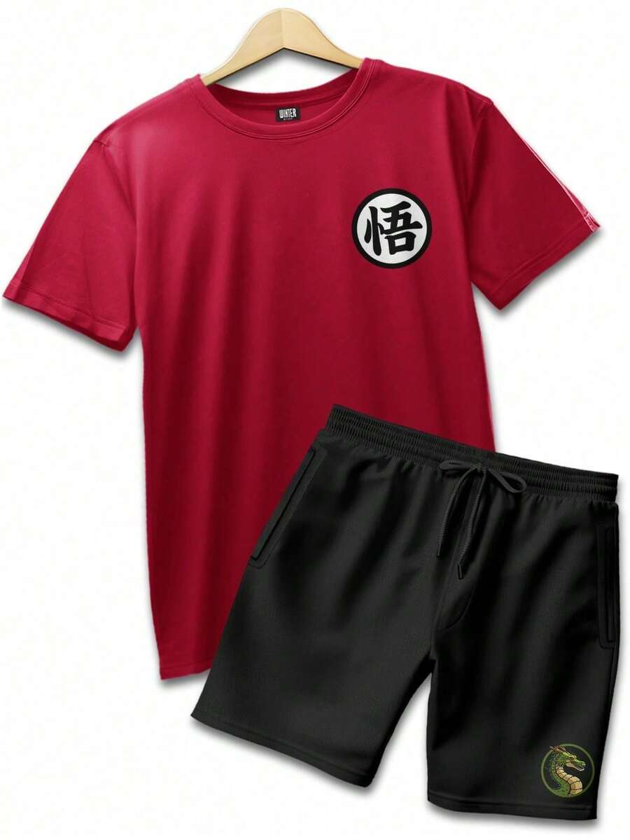 Men T-Shirts - 紅色 - 查看 1