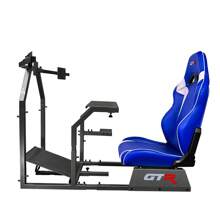 GTR Simulator GTA-F Model Racing Simulator Cockpit Black Frame Triple ...