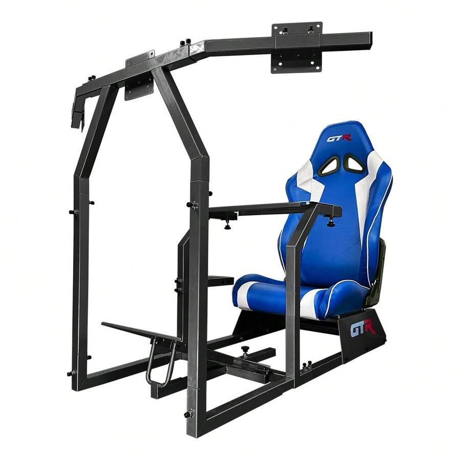 GTR Simulator GTA-F Model Racing Simulator Cockpit Black Frame Triple ...