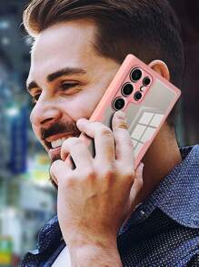 苹果 iPhone 16 粉色新款七彩 360 度全保护防摔防撞手机壳 - 粉色 - 查看 9