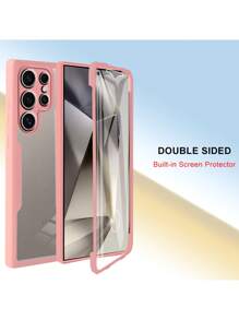 苹果 iPhone 16 粉色新款七彩 360 度全保护防摔防撞手机壳 - 粉色 - 查看 8