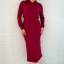 Women Two-Piece Outfits - 酒紅色 - 查看 6