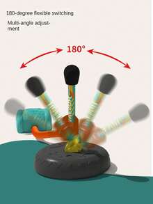 Foot-Powered Light-Up Rocket Launcher Toy For Outdoor Play, Including 1 Launcher And 3 Foam Rockets, Suitable For Boys And Girls - Multicolor - View 7