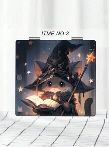 1 Miếng Có thể mang đi Và Gấp lại Gương trang điểm Đối với Thú cưng Người yêu , Nhẹ Và Thuận tiện - Nhiều màu - Xem 9