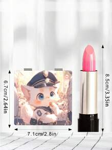 1 Miếng Có thể mang đi Và Gấp lại Gương trang điểm Đối với Thú cưng Người yêu , Nhẹ Và Thuận tiện - Nhiều màu - Xem 6