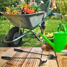 1/2pcs Gardening Hand Weeder Tools, 2024 Upgrade  Removal Tool Artifact Uprooting Ing Tool 4 Teethes Dual Purpose Manual Multifunctional Tool For Garden Tools - Black - View 5