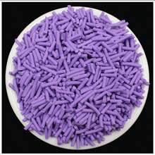 Agulha Realista De Doces De 20g/peça, Grânulos De Açúcar, Fatias De Argila Polimérica, Peças De Cerâmica Macia Para Joalheria Diy, Decoração De Bolos E Acessórios De Enchimento
