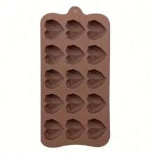 15-Grid 3D Silicone Heart Mold
