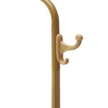 LIVINGANDHOME Living And Home Freestanding Gold Clothes Rack With Bottom Shelf,Portable Clothes Rail With Hook And Metal Storage Shelf,Hanging Rial For Bedroom And Living Room - Gold - View 9