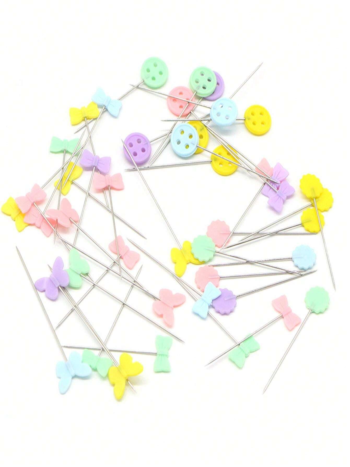 Set 40 Spilli Da Cucito Con Perla Nera - Per Sartoria E Lavori Creativi - Foto 9