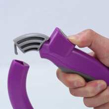 Plastic Bag Handle Carrier With Ergonomic Grip, Convenient Tool For Shopping & Groceries, Ideal Gift For Home Use - Black - View 3