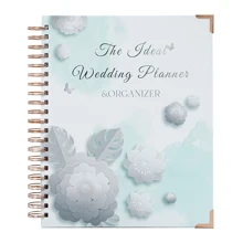 2024 Wedding Planner & Organizer - Wedding Planner Book For Bride, 9.3 Inch X 11.3 Inch Diary Engagement Gift Book - Multicolor - View 1