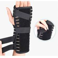 Carpal Tunnel Hand Wrist Brace Night Wrist Sleep Splints Arm Stabilizer Suitable For Men Women(M, Black) Gym Accessories